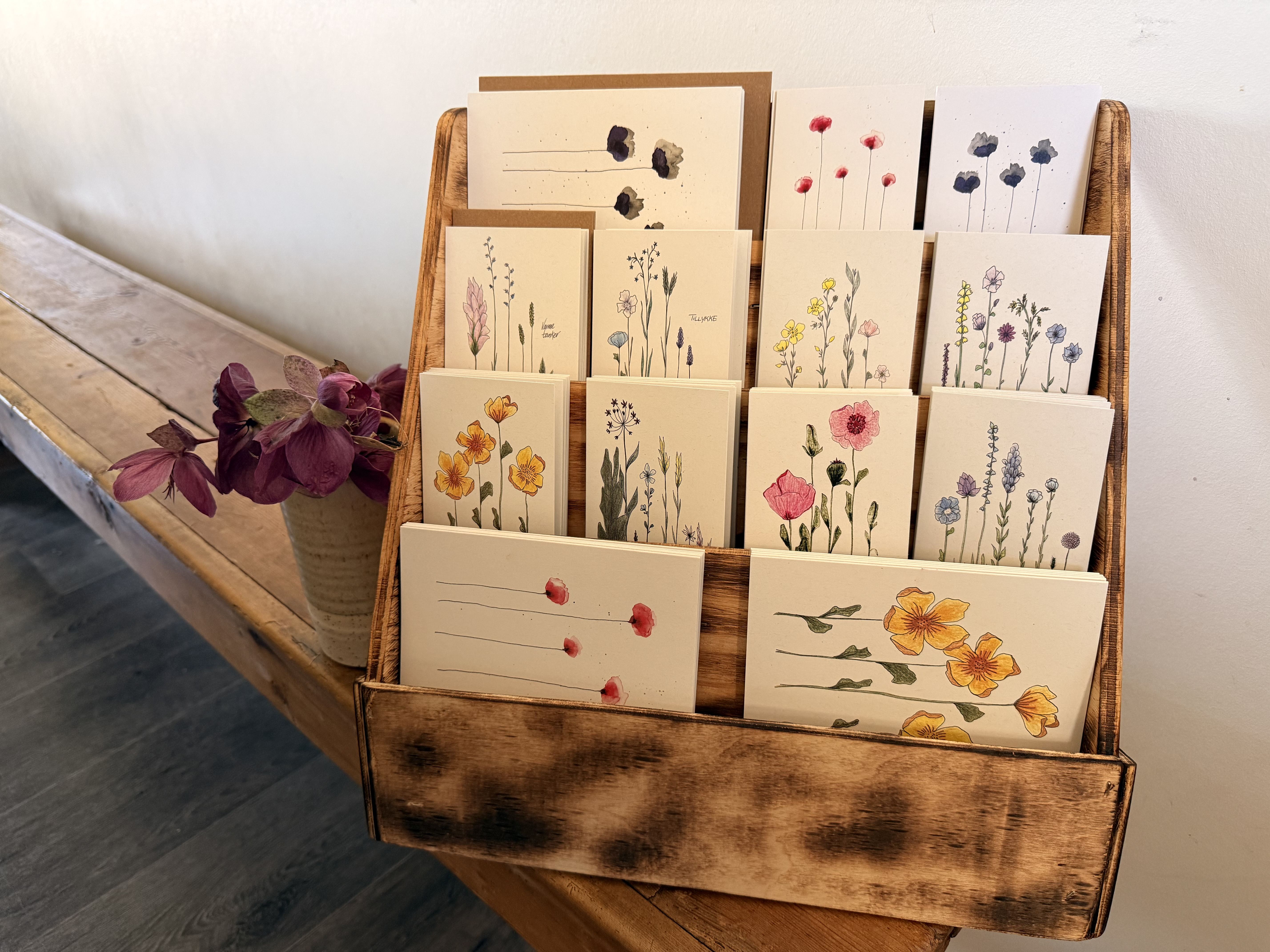 Kategori: Forskellige reoler - Håndtegnede kort og design fra Cards by Eve