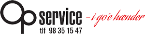 OP Rengøringsservice Logo
