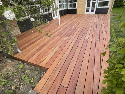 Ny terrasse finish