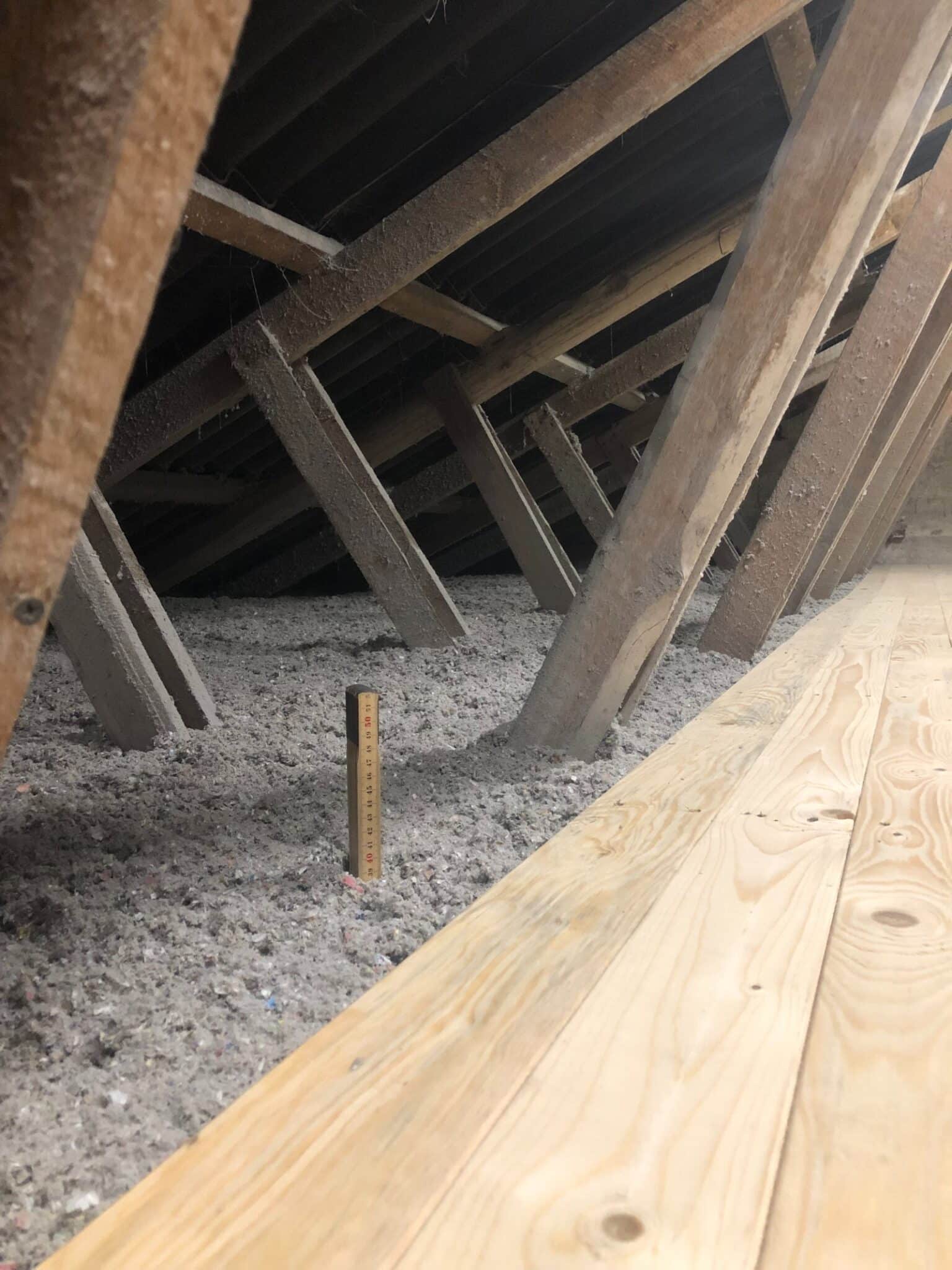 Efterisolering af ældre loft