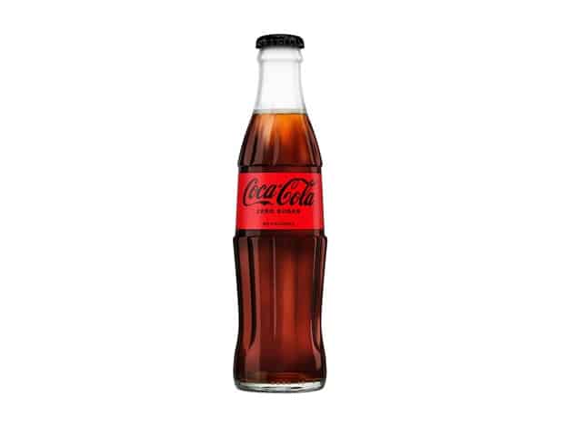 Billedtekst: Coca Cola Zero 30 stk. original Hancock sodavand til fest i Fredericia & Horsens Hancock Coca Cola Zero 30 stk. (25 cl) sodavand på flaske til festlige lejligheder i Fredericia & Horsens