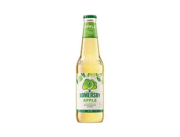 Billedtekst: Sommersby æble 24 stk. til fest og udskænkning i Vorbasse & Sønder Omme Sommersby æble 24 stk. (33 cl) fra Hancock Depot Hejnsvig – levering af drikkevarer og fadøl i Vorbasse & Sønder Omme