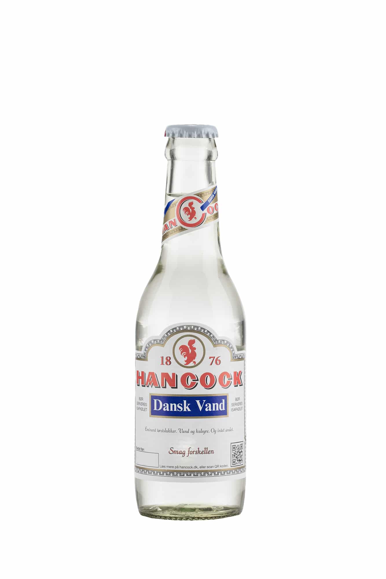 Billedtekst: Dansk vand 30 stk. original Hancock sodavand til fest i Billund & omegn Hancock Dansk vand 30 stk. (25 cl) sodavand på flaske til festlige lejligheder i Billund & omegn