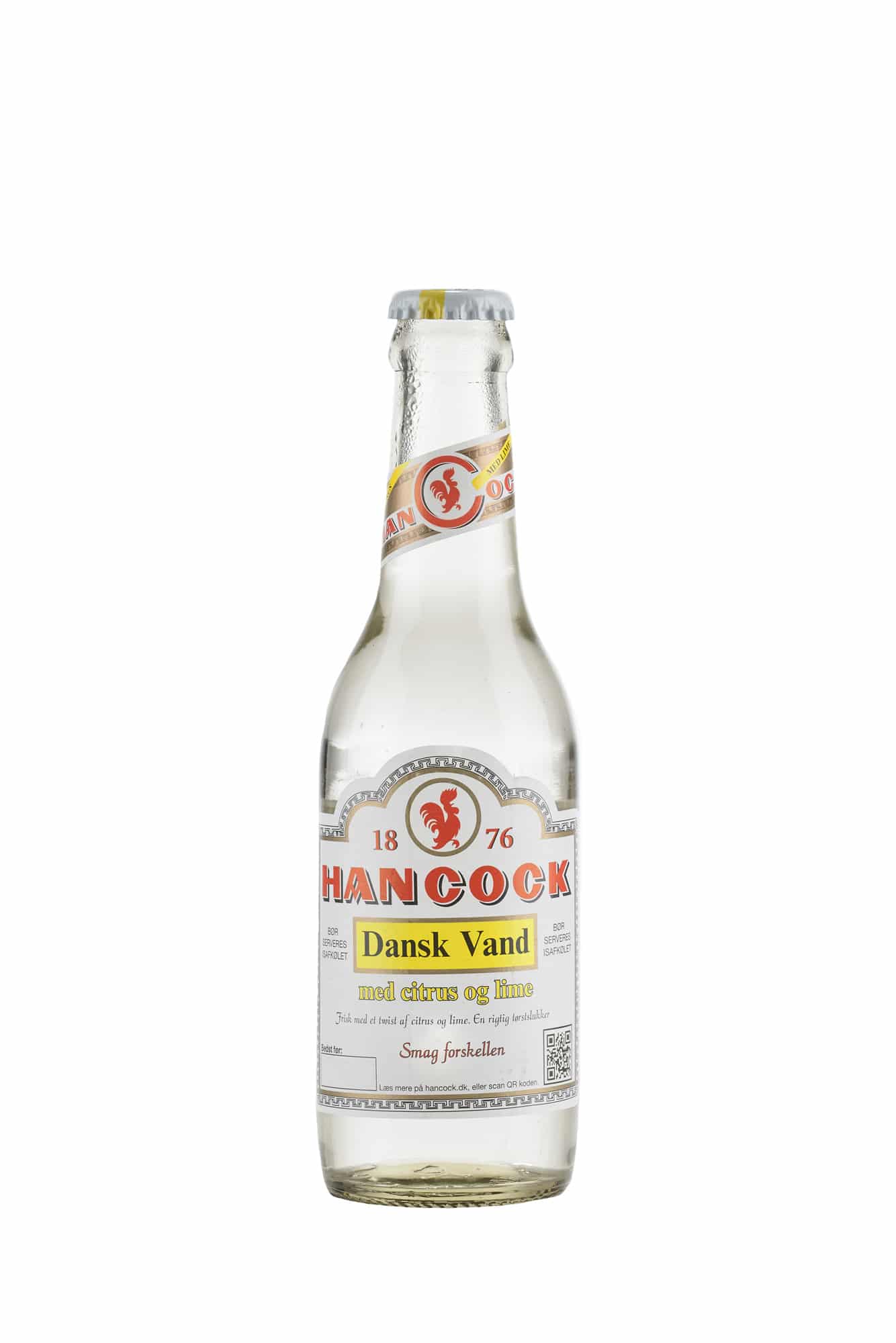 Billedtekst: Dansk vand m. citrus 30 stk. original Hancock sodavand til fest i Middelfart & Vejen Hancock Dansk vand m. citrus 30 stk. (25 cl) sodavand på flaske til festlige lejligheder i Middelfart & Vejen