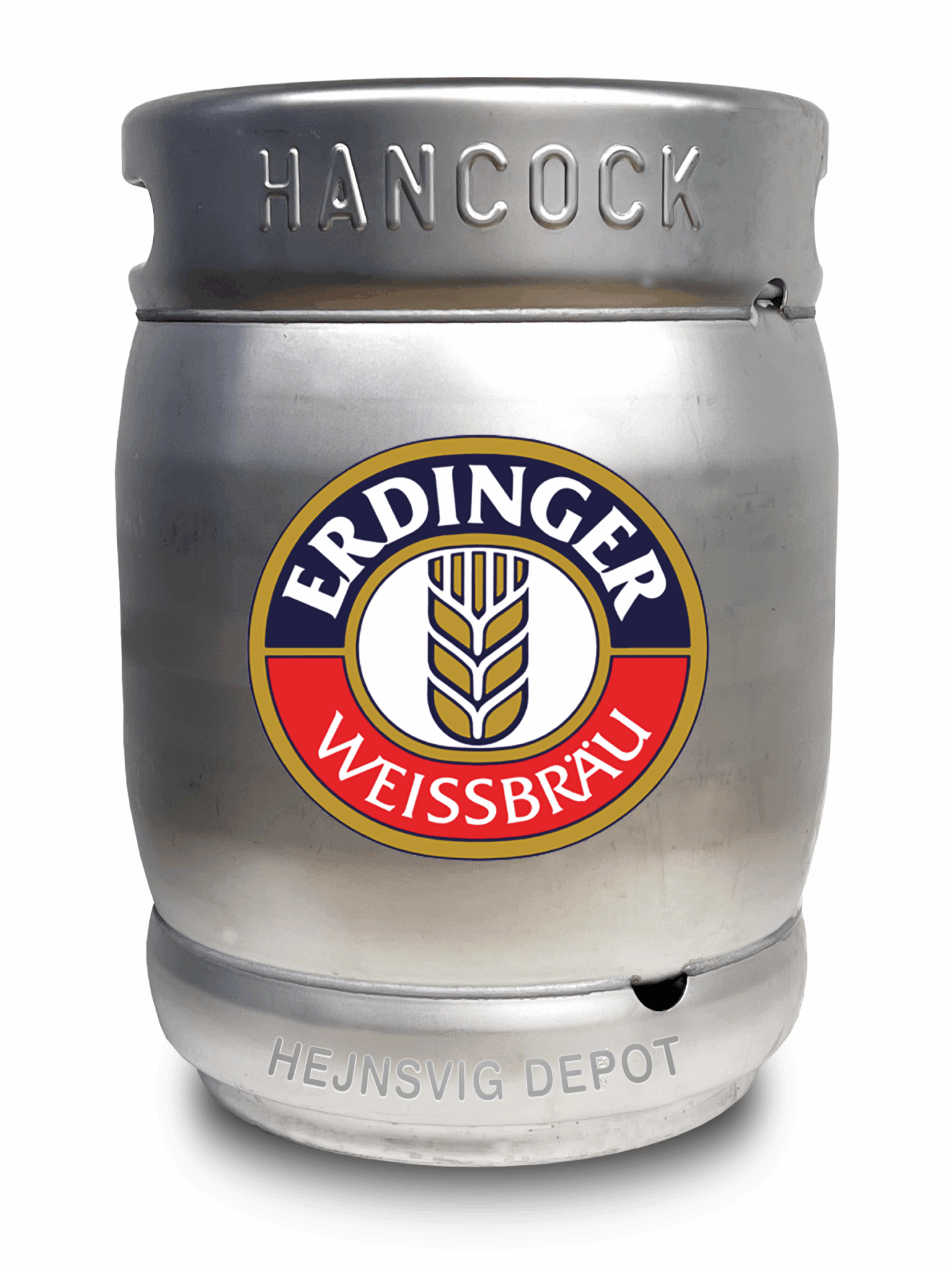 Hancock Erdinger Hefe Weissbier (20 Liter) fustage til leje af fadølsanlæg og fest i Ribe & Bramming