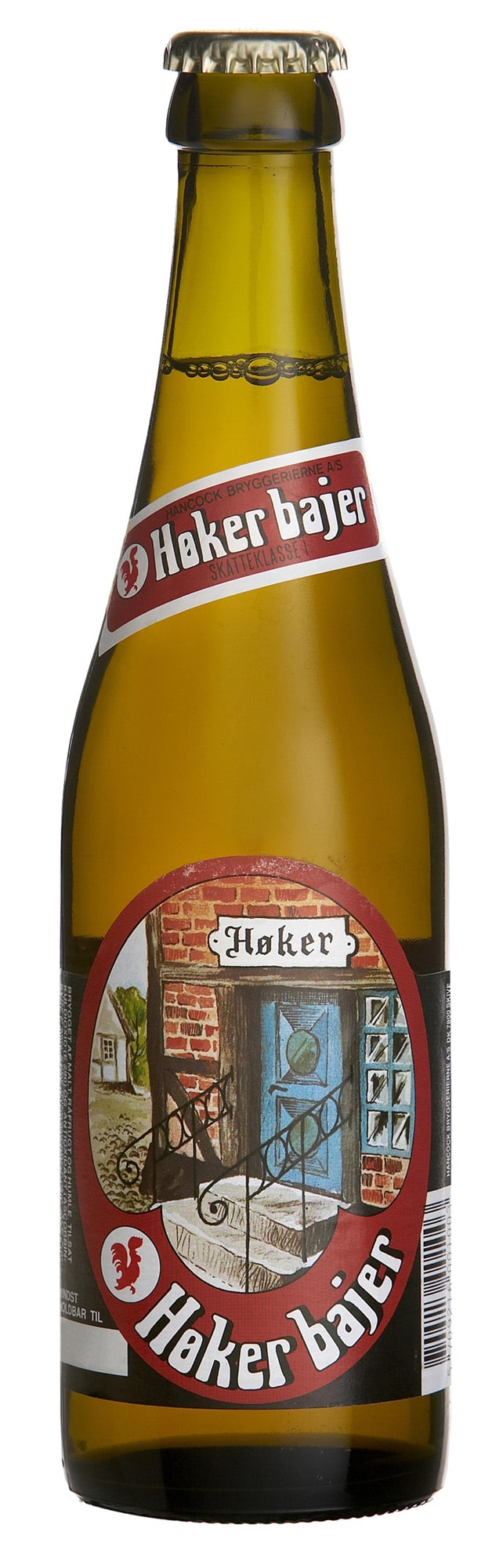 Billedtekst: Høker Bajer 30 stk. klassisk Hancock øl på flaske leveret i Vejle & Kolding Hancock Høker Bajer 30 stk. (33 cl) flaskeøl i kasser til fester og arrangementer i Vejle & Kolding