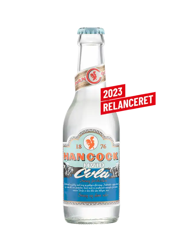 Billedtekst: Hvid cola 30 stk. original Hancock sodavand til fest i Trekantområdet & Sydjylland Hancock Hvid cola 30 stk. (25 cl) sodavand på flaske til festlige lejligheder i Trekantområdet & Sydjylland