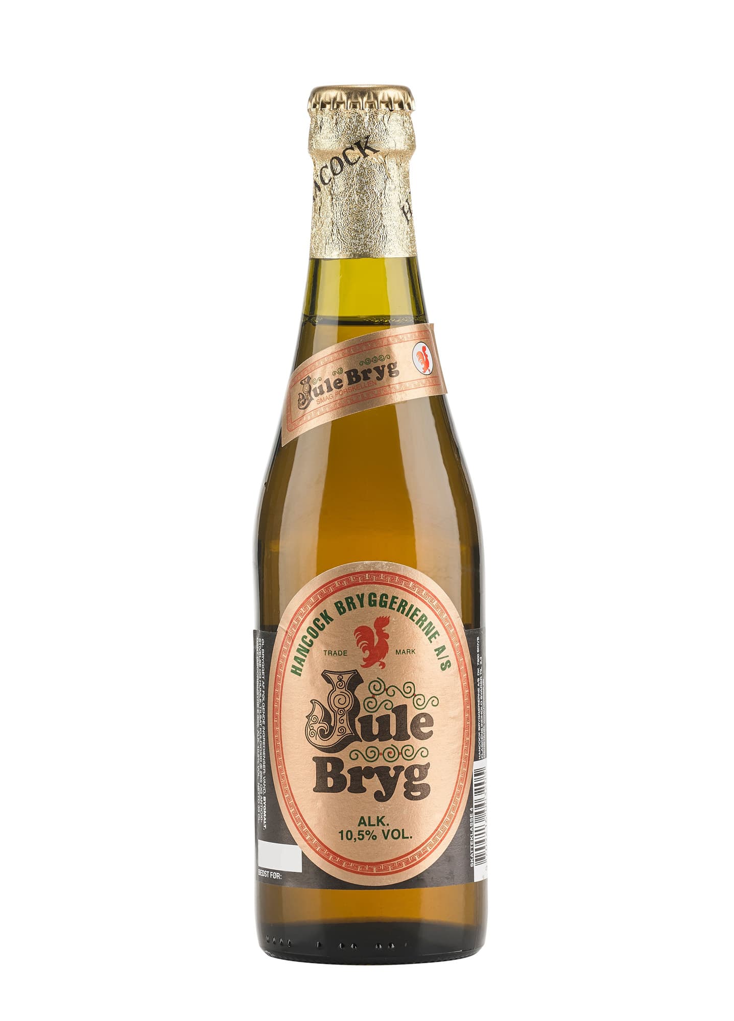 Billedtekst: Hancock Julebryg 30 stk. klassisk Hancock øl på flaske leveret i Vorbasse & Sønder Omme Hancock Hancock Julebryg 30 stk. (33 cl) flaskeøl i kasser til fester og arrangementer i Vorbasse & Sønder Omme