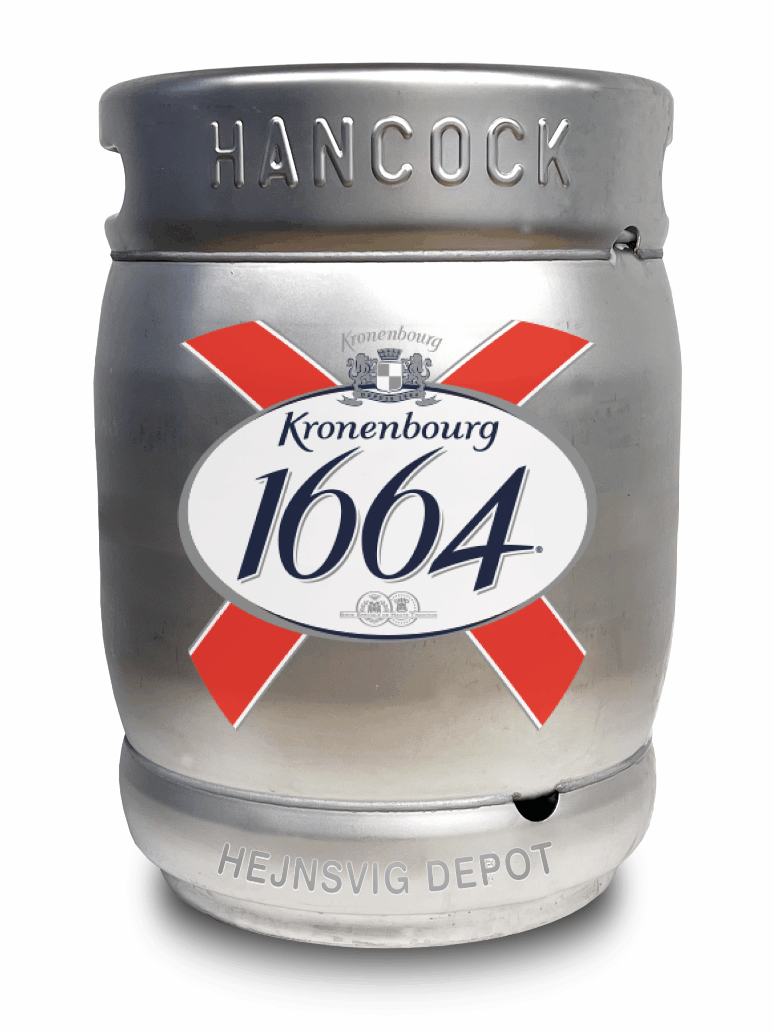 Hancock Blanc 1664 (20 Liter) fustage til leje af fadølsanlæg og fest i Ribe & Bramming