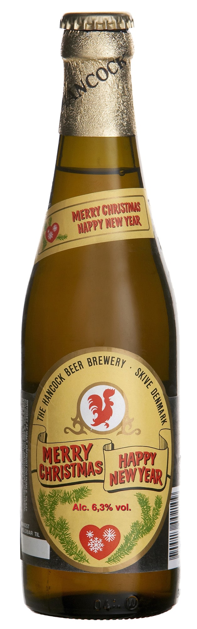 Billedtekst: Merry Christmas 30 stk. klassisk Hancock øl på flaske leveret i Trekantområdet & Sydjylland Hancock Merry Christmas 30 stk. (33 cl) flaskeøl i kasser til fester og arrangementer i Trekantområdet & Sydjylland