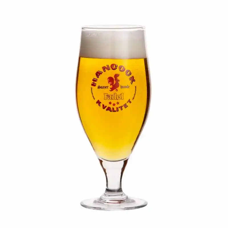 Billedtekst: Hancock ølglas 0,50 cl. tilbehør til udskænkning af fadøl og drinks i Esbjerg & Varde Hancock ølglas 0,50 cl. (50 cl) til fadølsanlæg og drikkevarer ved arrangementer i Esbjerg & Varde