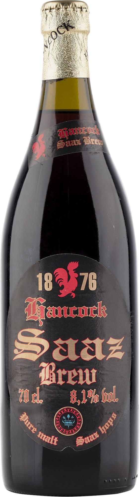 Billedtekst: Saaz Brew 15 stk. klassisk Hancock øl på flaske leveret i Vejle & Kolding Hancock Saaz Brew 15 stk. (70 cl) flaskeøl i kasser til fester og arrangementer i Vejle & Kolding