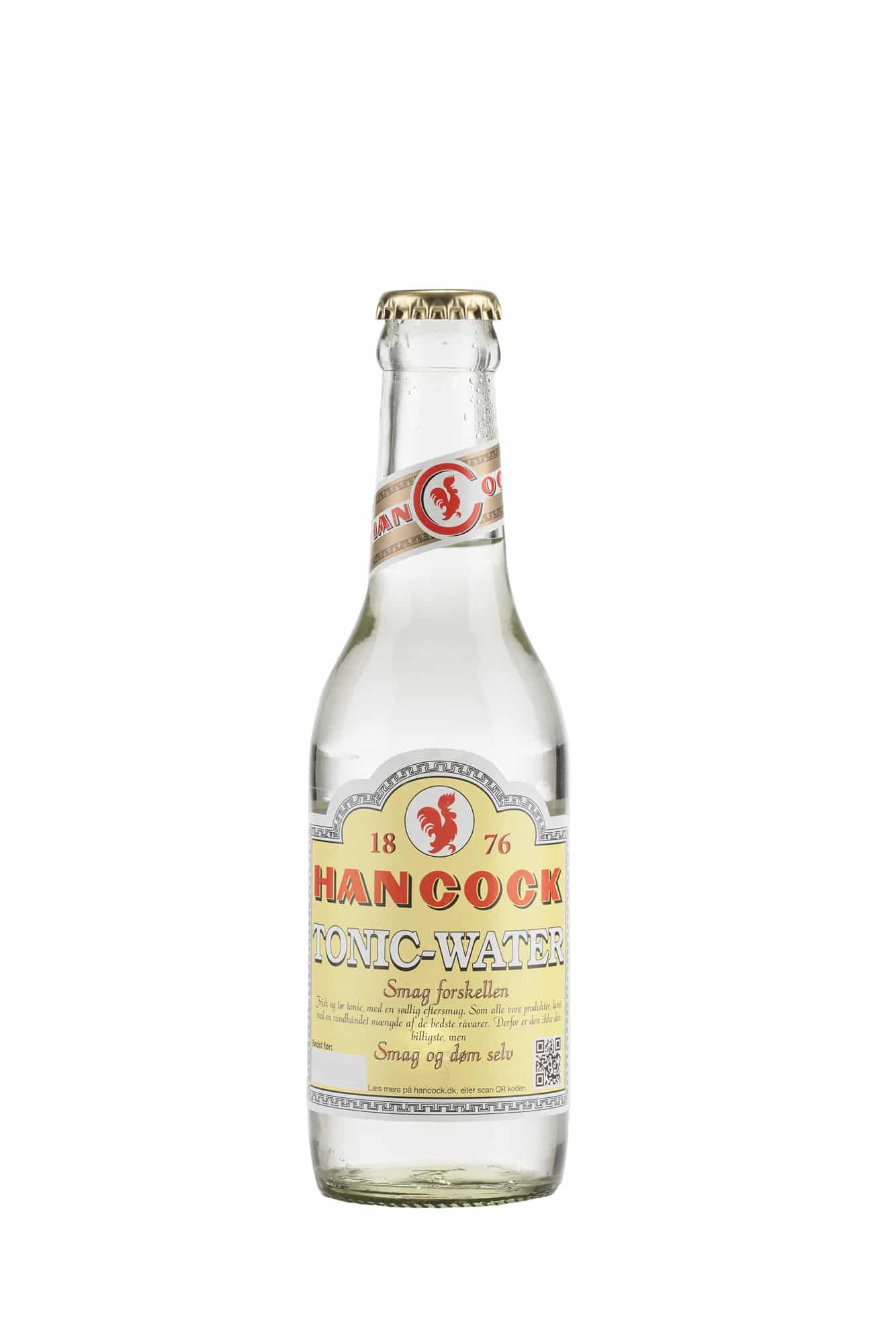 Billedtekst: Tonic-water 30 stk. original Hancock sodavand til fest i Hejnsvig & Billund Hancock Tonic-water 30 stk. (25 cl) sodavand på flaske til festlige lejligheder i Hejnsvig & Billund