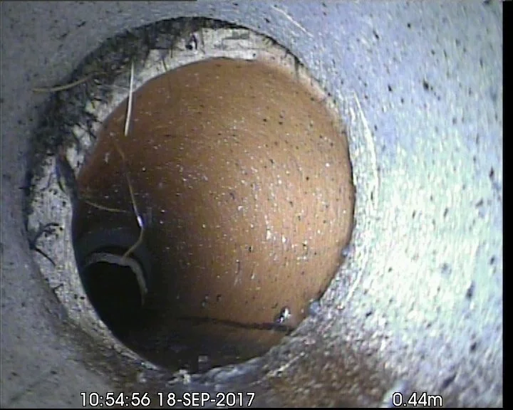 Eksempel 2 – Position ca. 0,44 meter – Før reparation