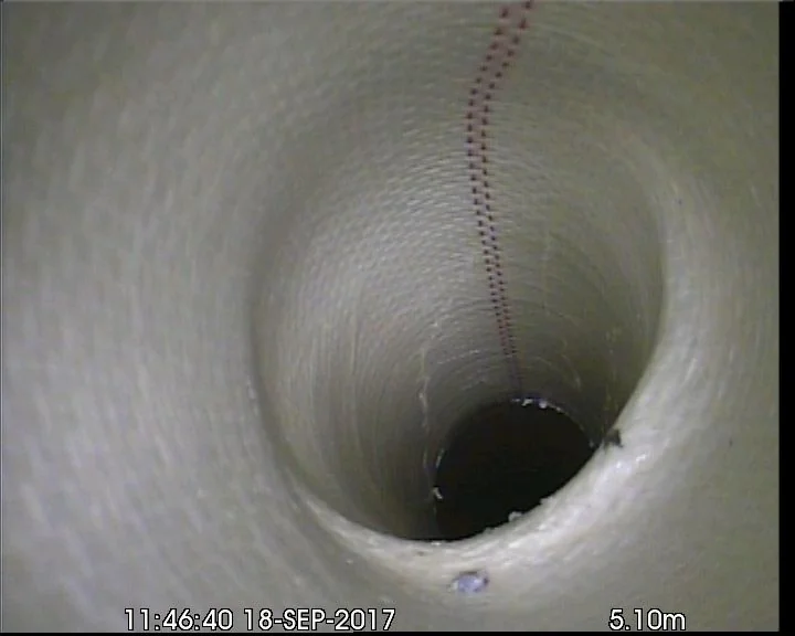 Eksempel 1 – Position ca. 5,10 meter – Efter reparation
