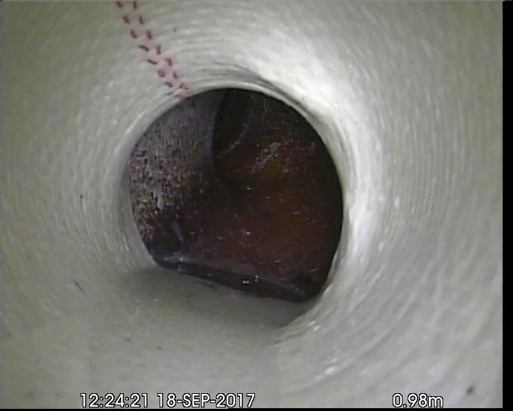 Eksempel 3 – Position ca. 0,08 meter – Efter reparation