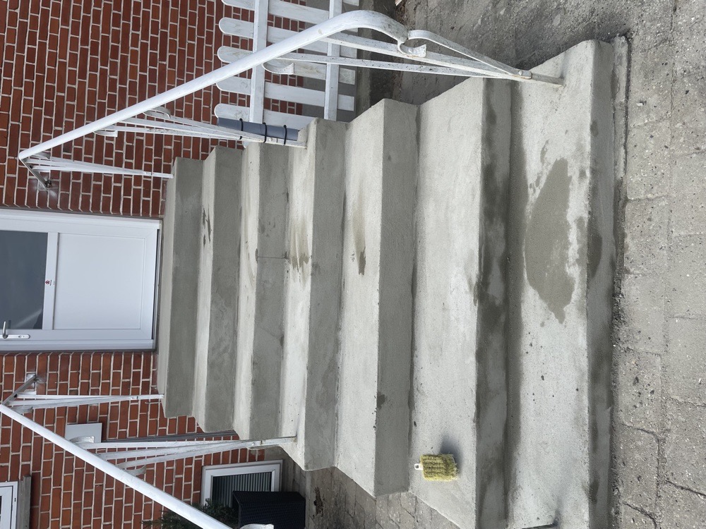 Renovering og reparation af betontrappe