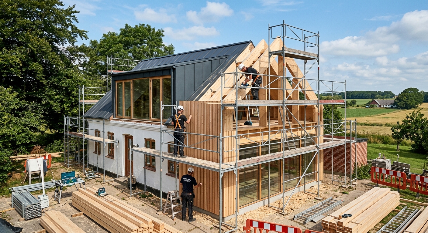 Moderne dansk tømrerarbejde i Sønderjylland