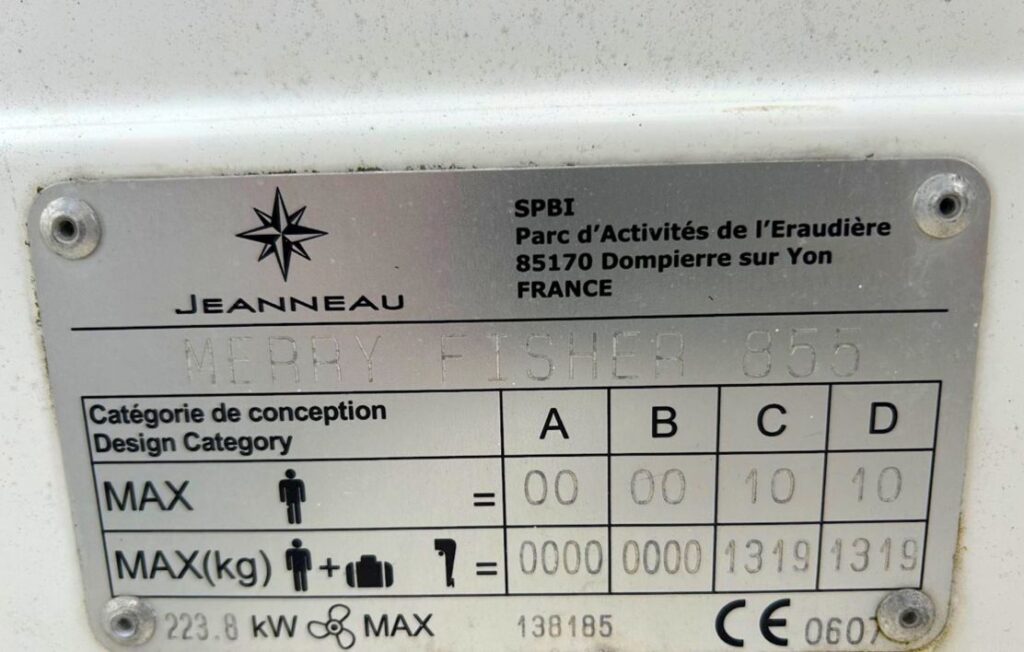 Jeanneau Merry Fisher 855 m/bovpropel billede 20
