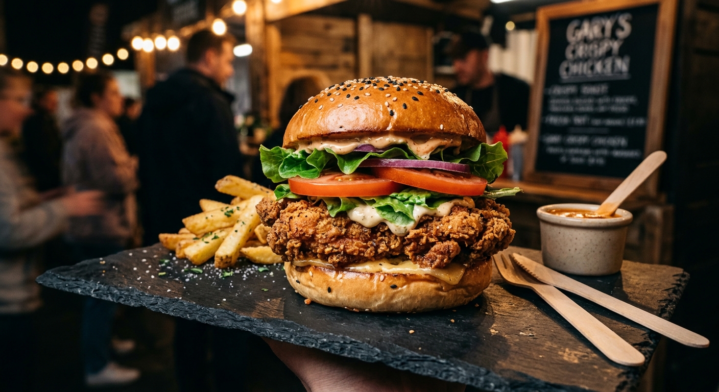 Crispy Kylling Burger