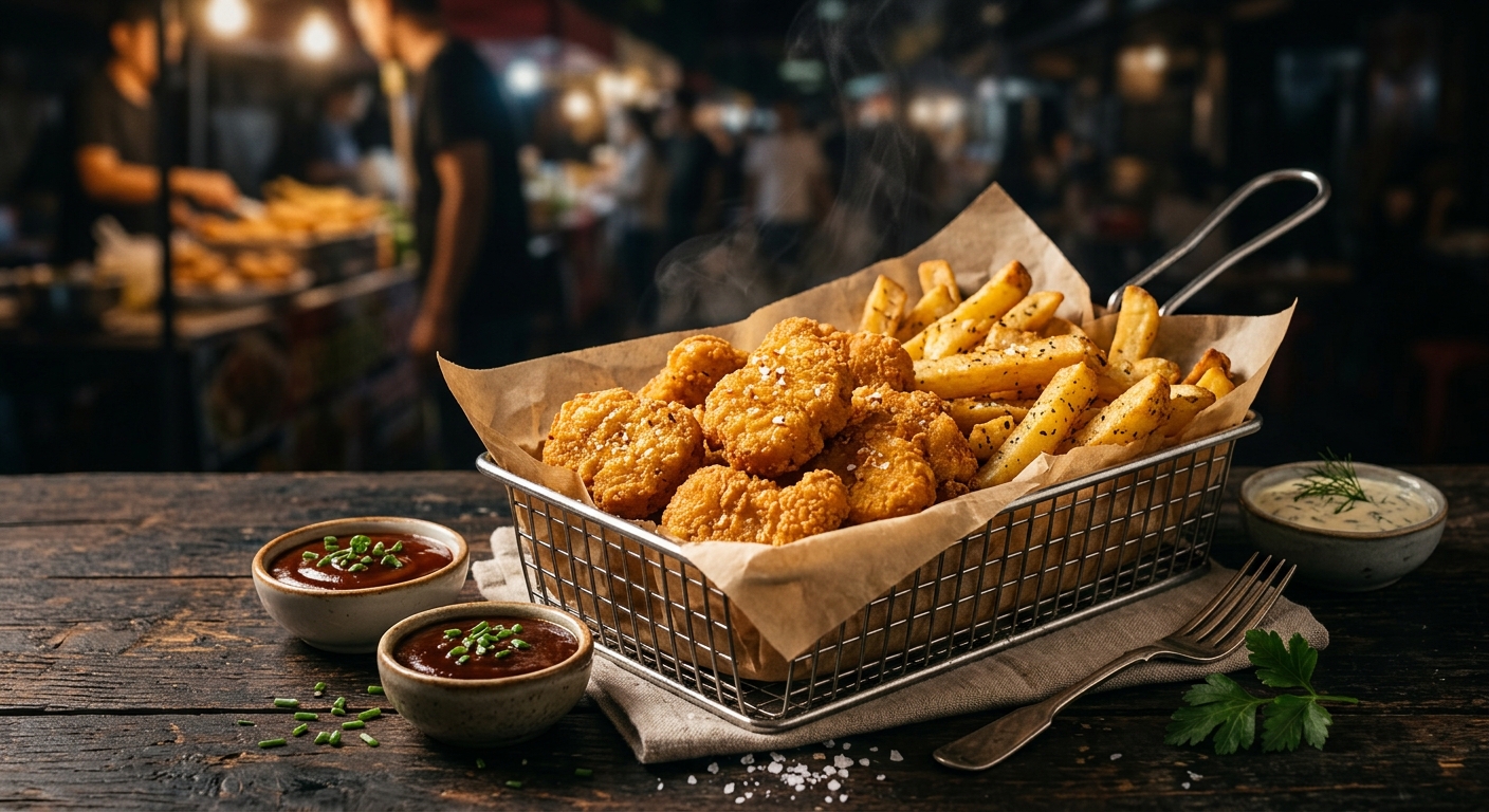Kylling Nuggets & Pomfrits