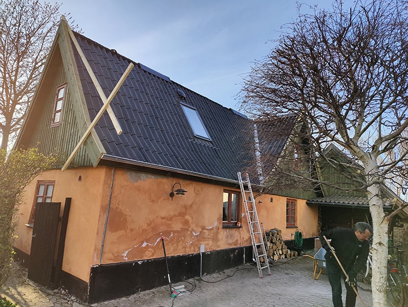 Nyt tag på hus