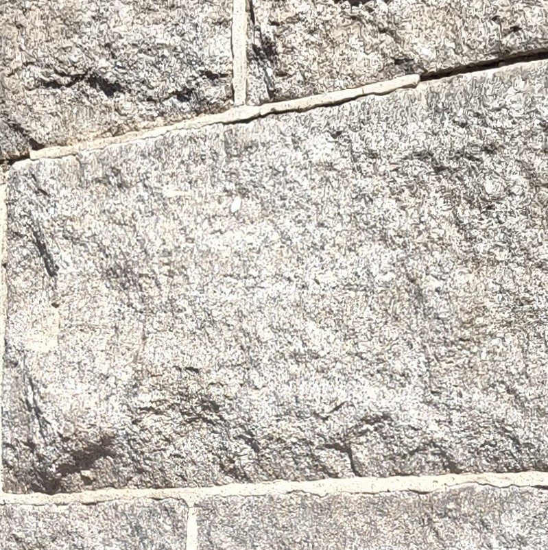 Graffitifjernelse på granitmur, Randers