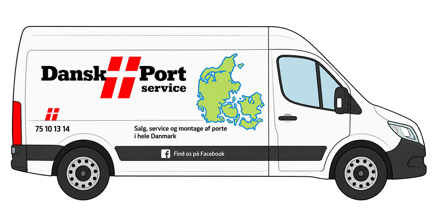Pabst Teknik rullende servicevogn på vej til portservice