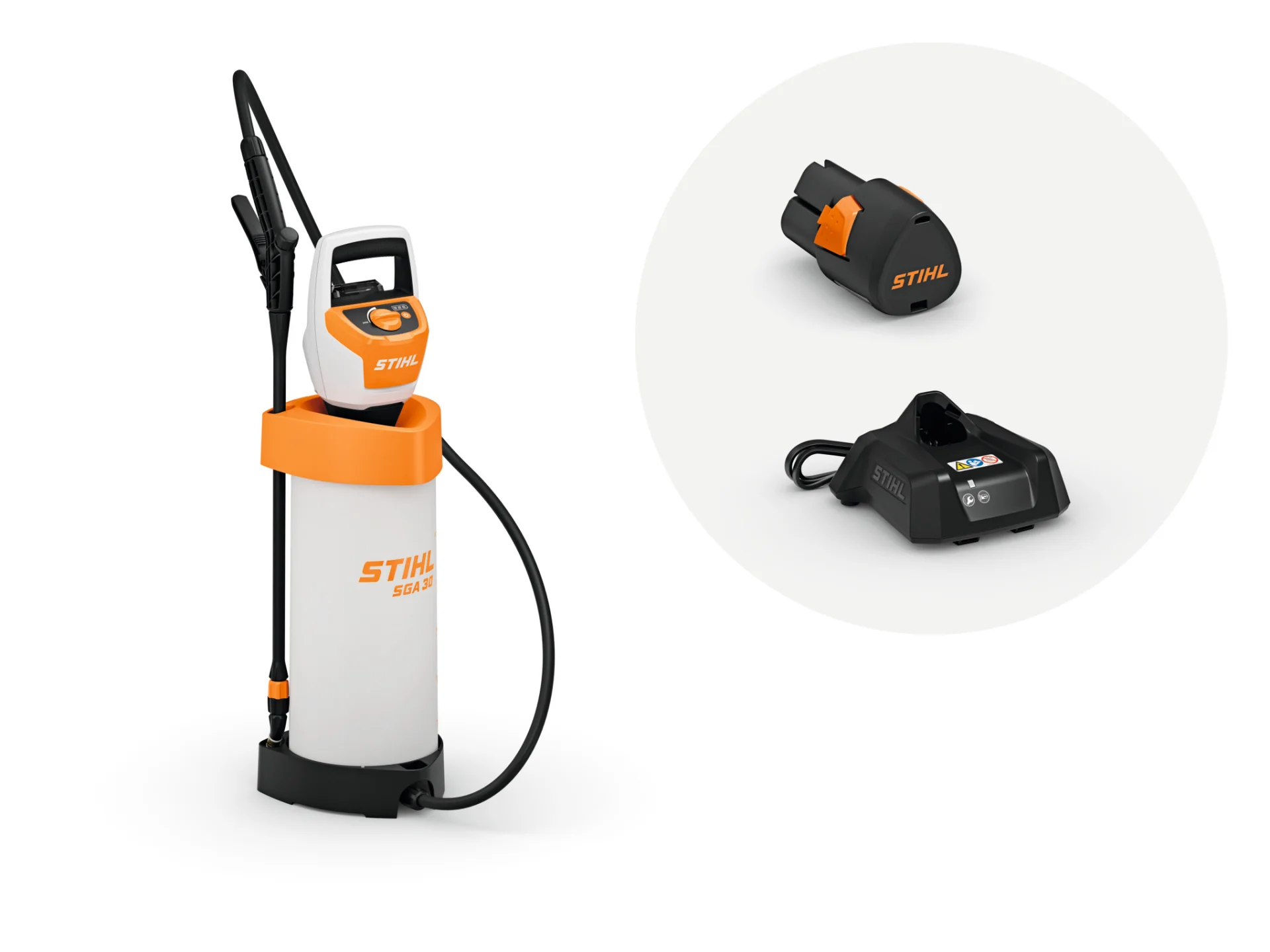 STIHL SGA 30 med batteri AS 2 og oplader AL 1