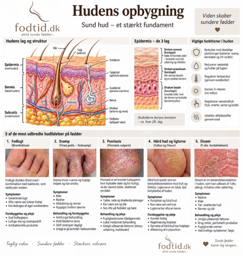 Hudens opbygning