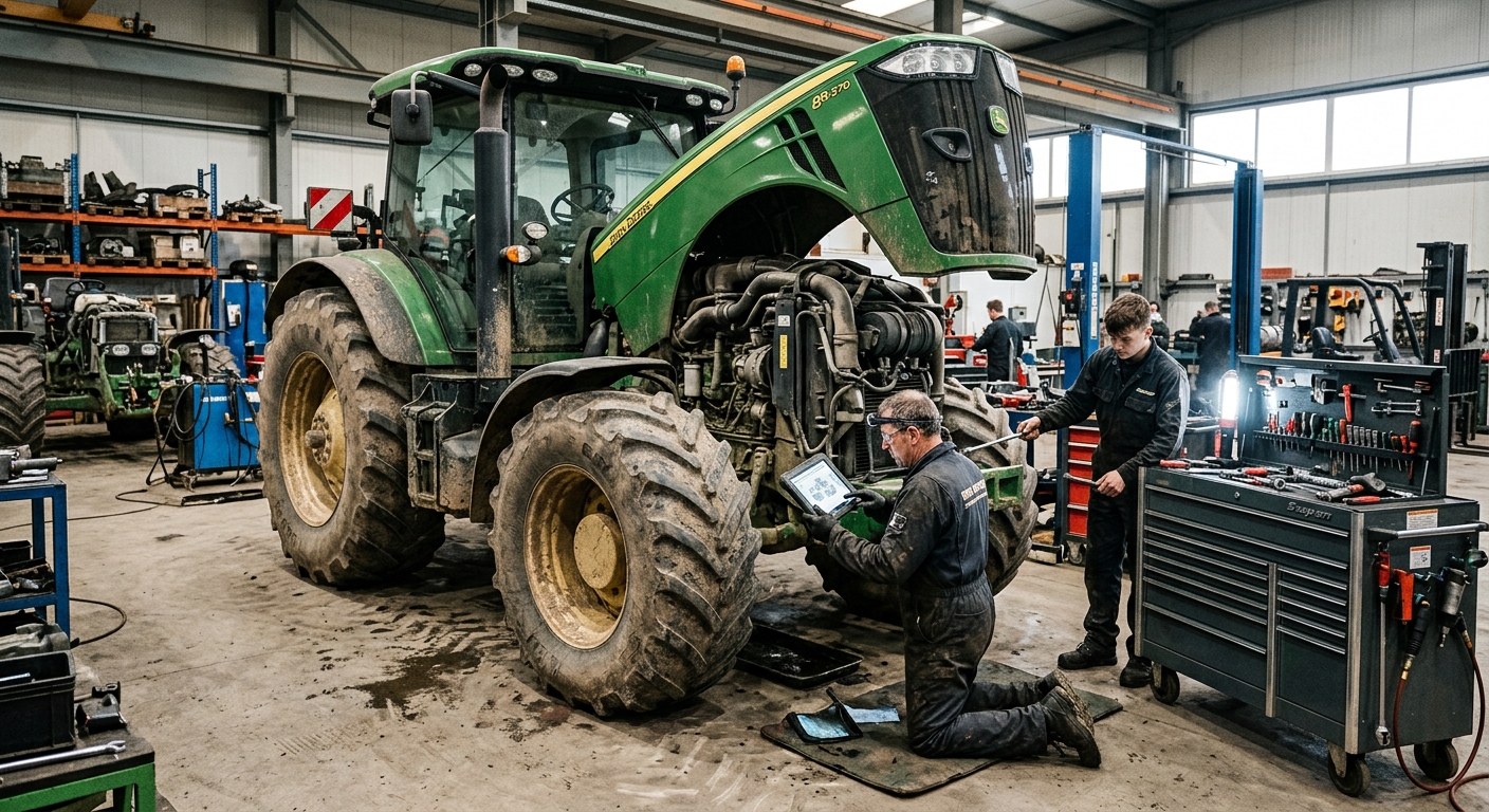 Reparation af landbrugsmaskiner