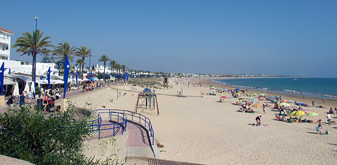 Strandpromenaden i La Barrosa