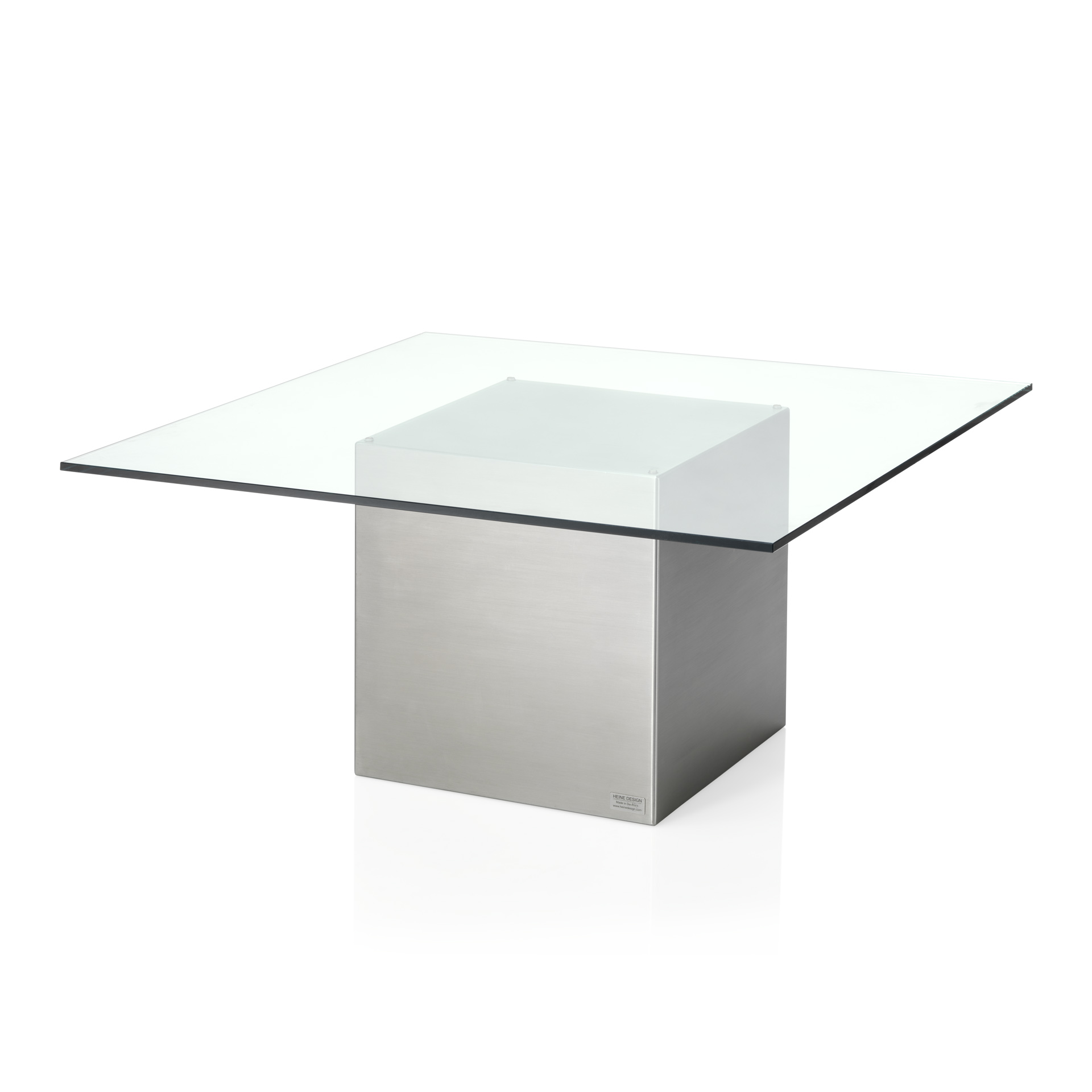 PANDORA SOFABORD MED HÆRDET GLASPLADE 100X100X47