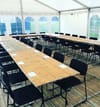 Firkantede borde til 6-8 personer
