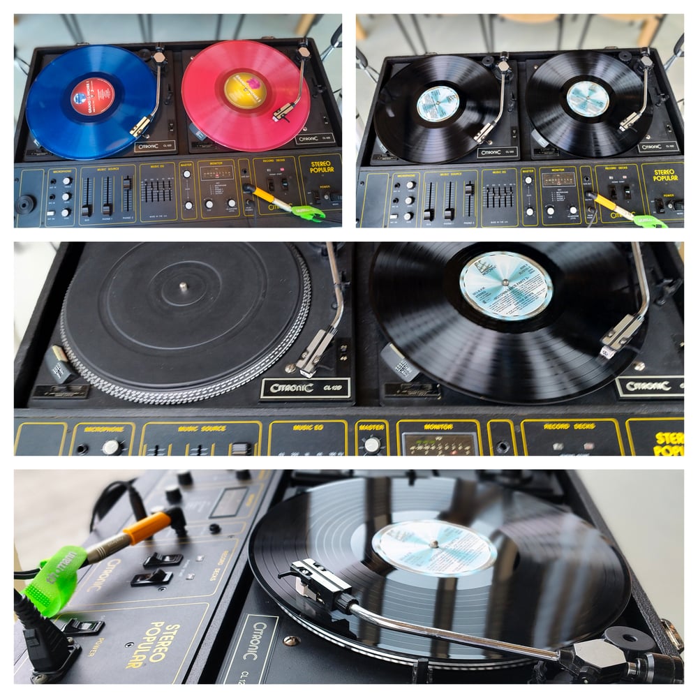 Vinyl DJ set-up