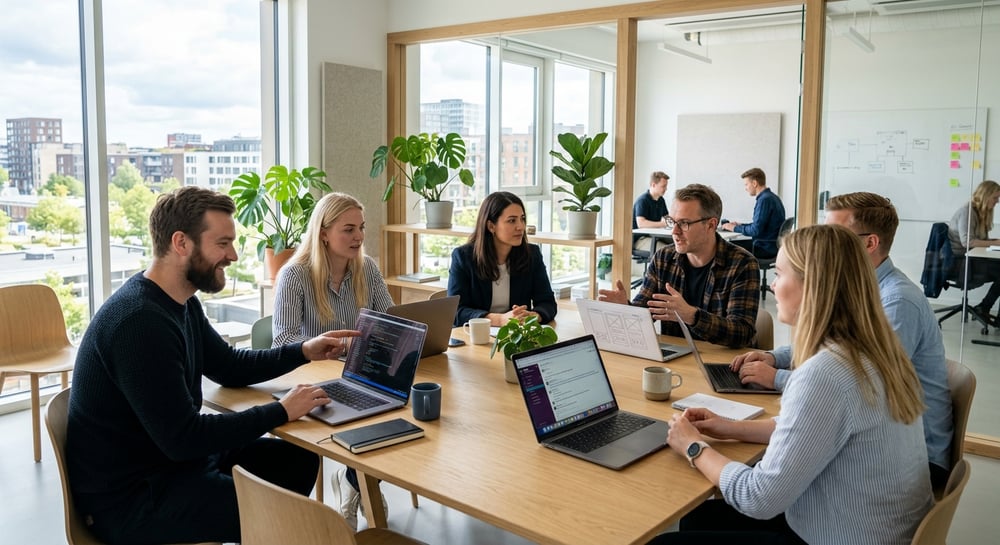 IT & Tech Recruitment team og konsulenter i dialog