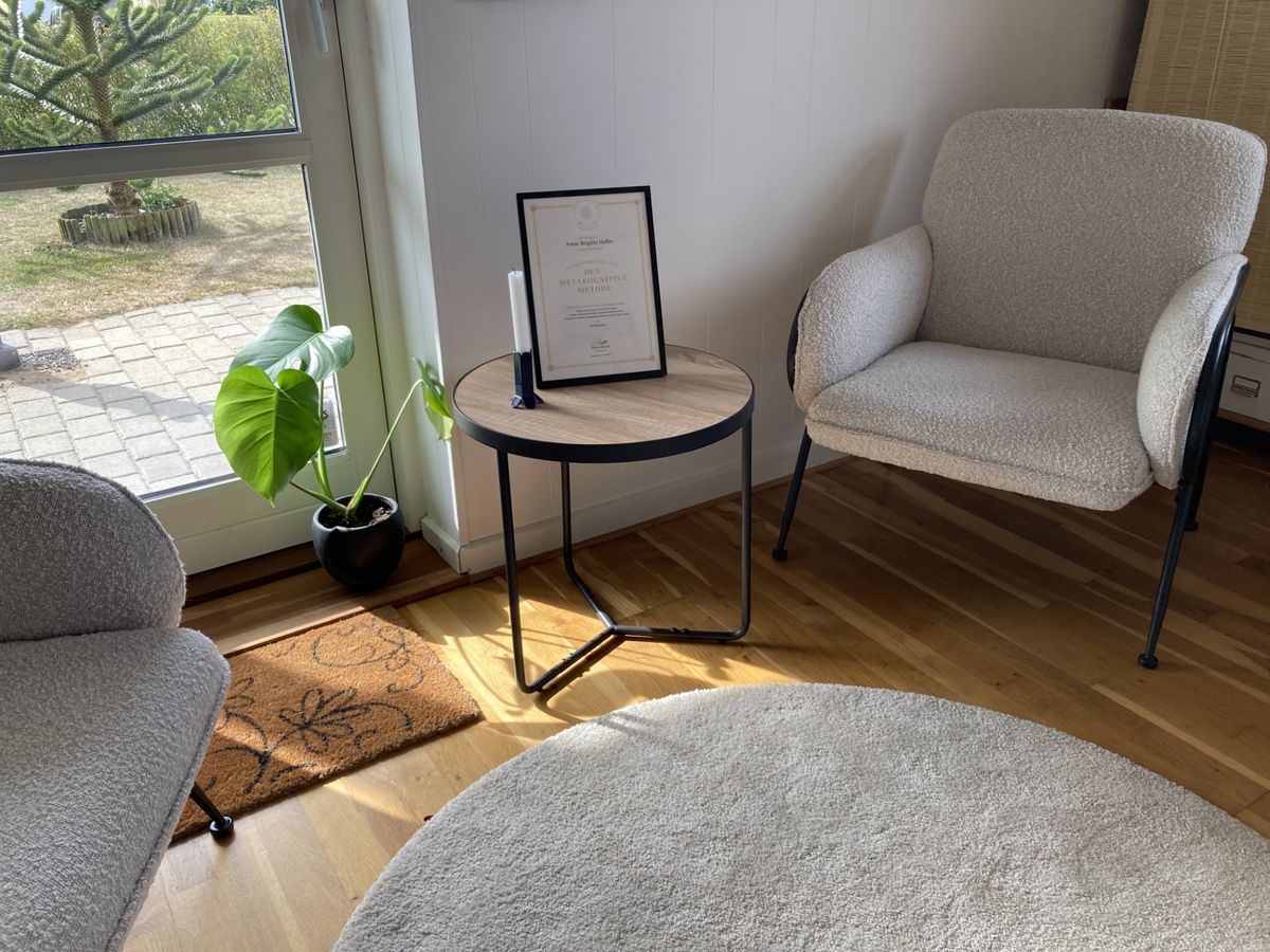 Samtalerum hos Anne-Birgitte Helbo