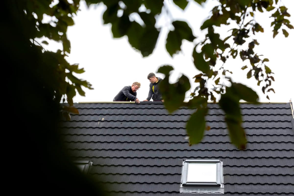 Ståltag montering af T.H Byg