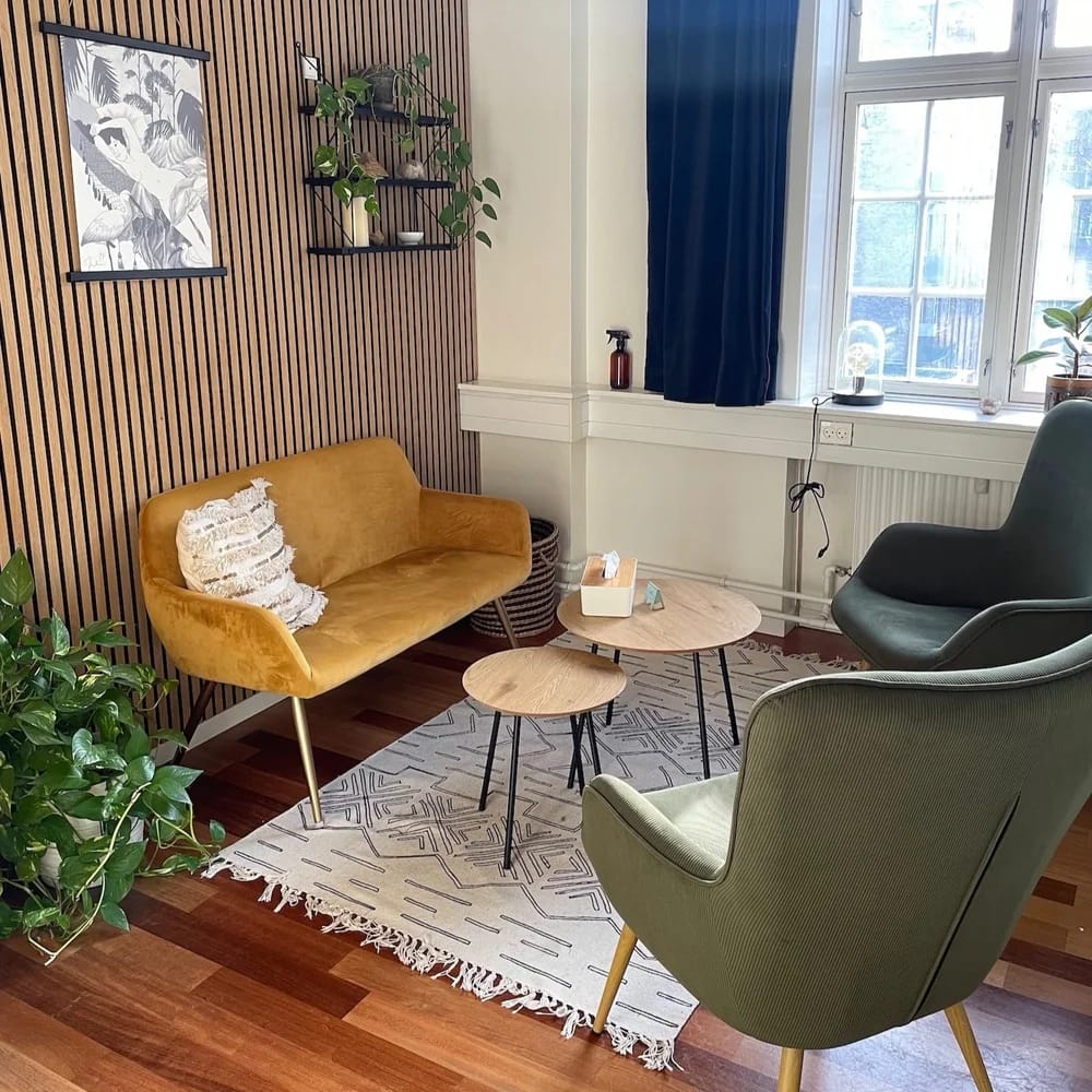 Terapirummet på Østerbro - rolige og trygge rammer