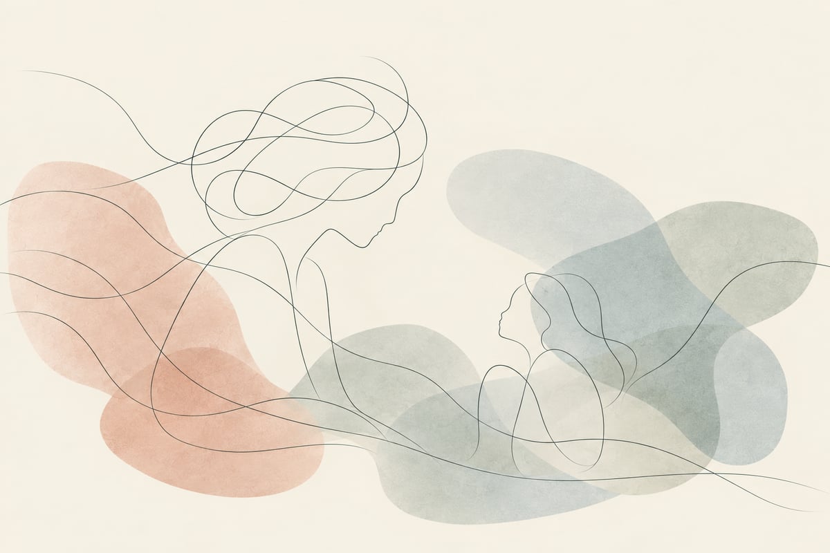 Roligt landskab som illustration til PTSD