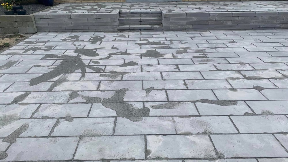 Efter omlægning og ny belægning