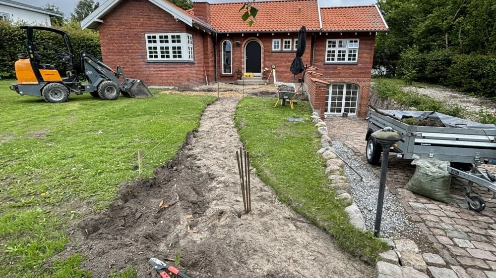 Før grave- og belægningsarbejde
