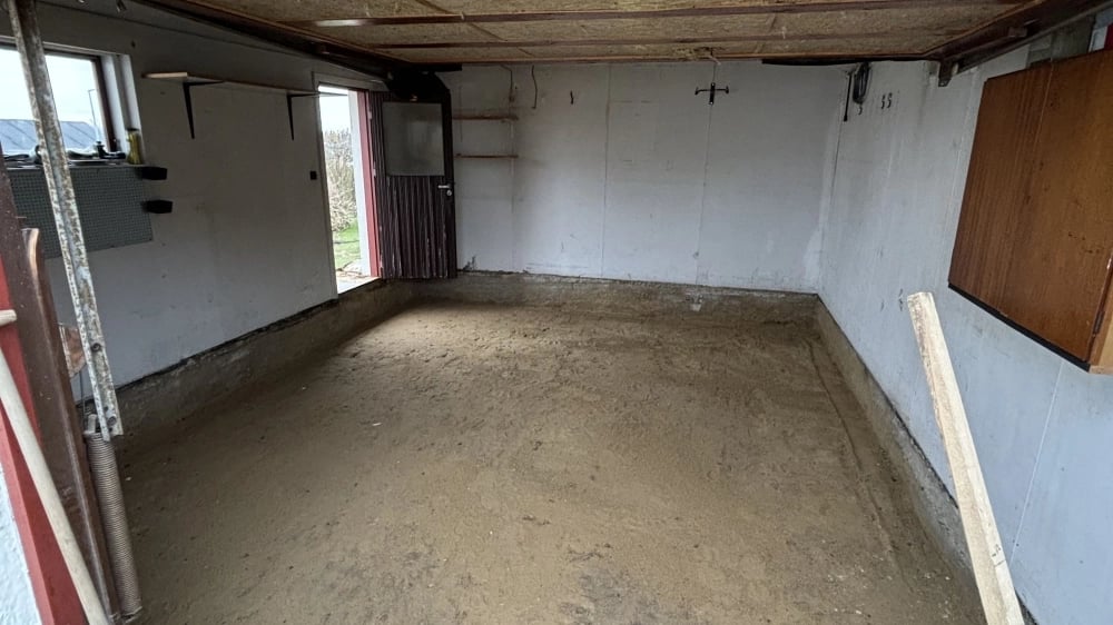 Efter færdigt fundament og belægning