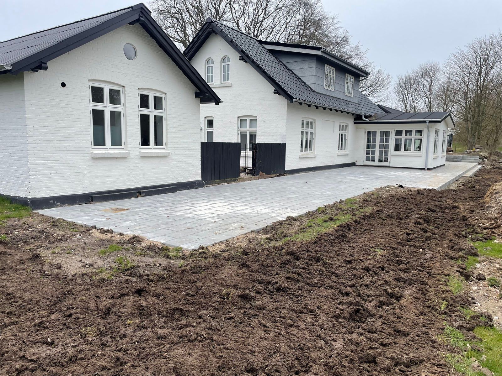 Opbygning af terrasse
