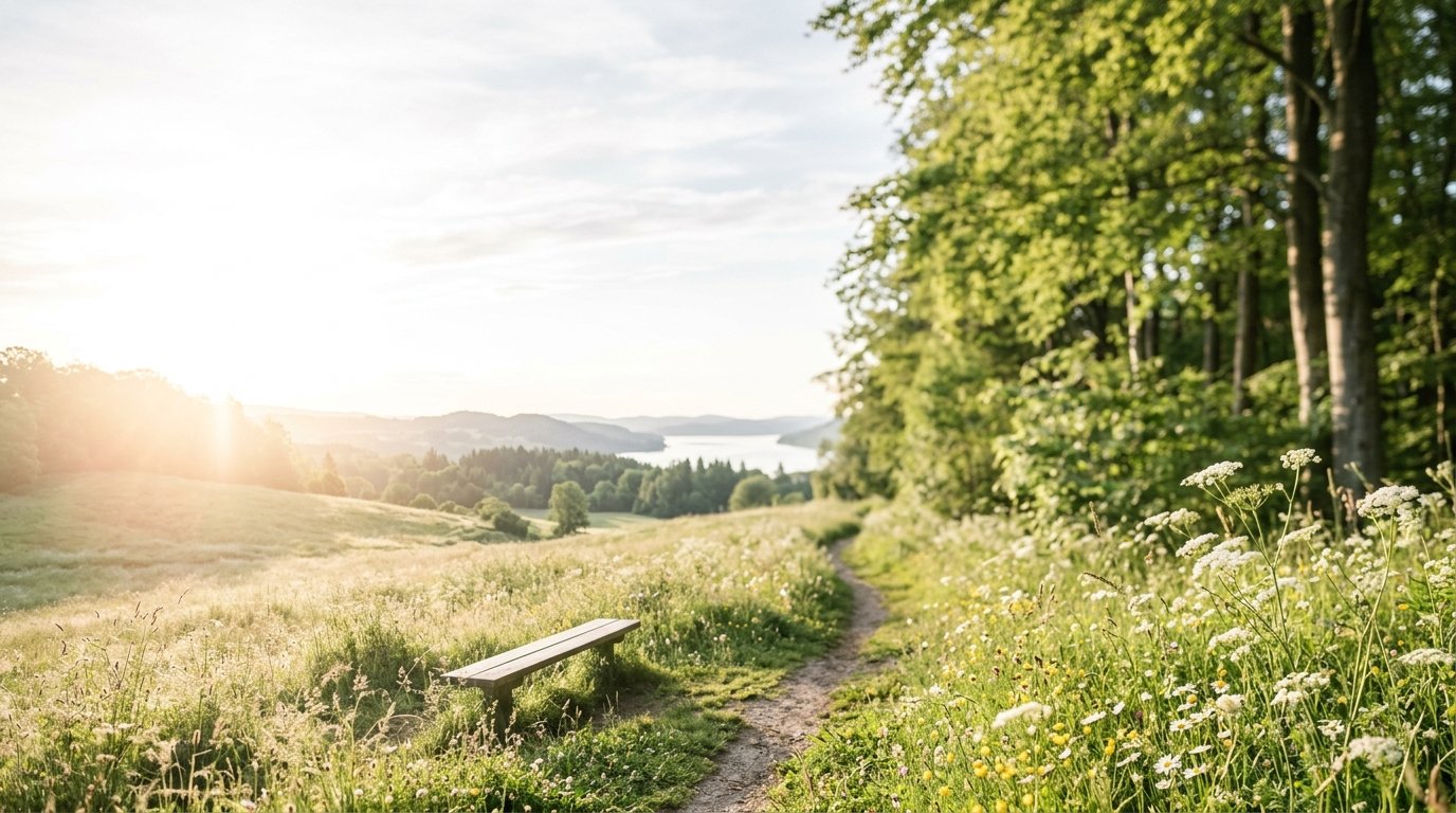 KerneViden rolig og lys natur