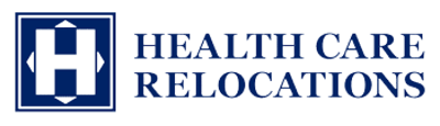 Firmalogo for Health Care Relocations - kunde og reference hos Vikar4