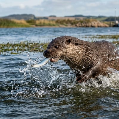 Solbadning på stenen 
