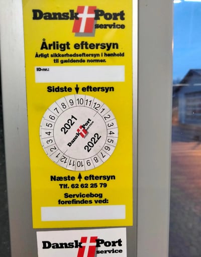 Årligt lovpligtigt eftersyn og teknisk vedligeholdelse af ledhejseporte
