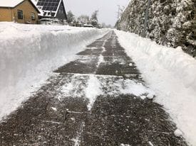 Fjernelse af sne
