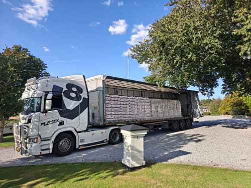 Træpille transport 1
